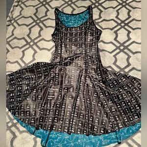 BlackMilk Clothing Skater Periodic Table vs Mathematicool Inside Out Dress S
